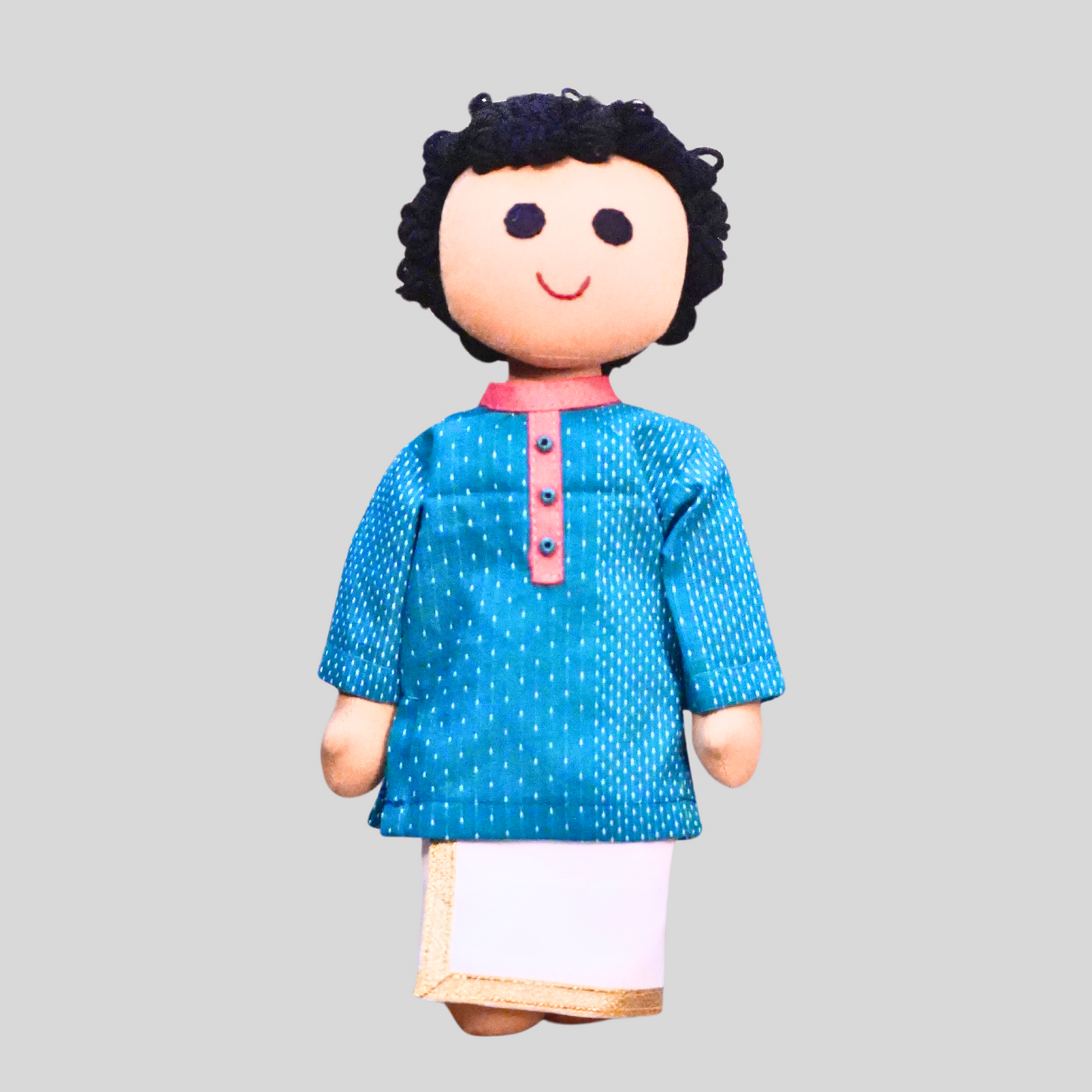 Bharath – The Classic Kurta and Veshti Doll