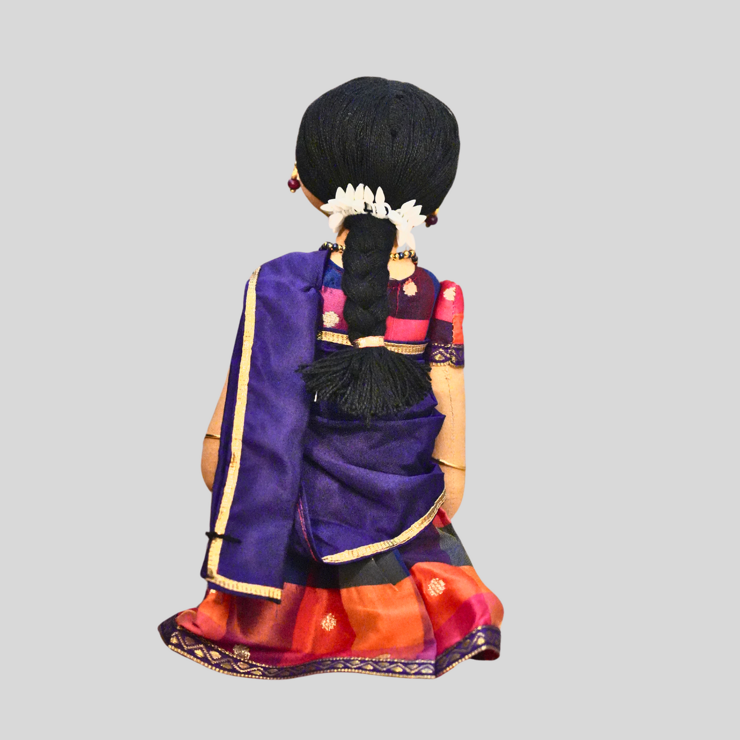 RADHA (Half Saree) - Traditional Southern Handmade Fabric Doll