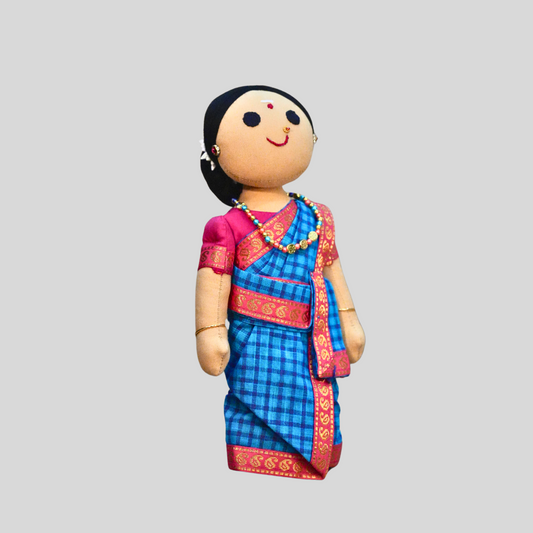 RASATHI (Kandangi)- Traditional Rural Tamil Nadu Handmade Fabric Doll