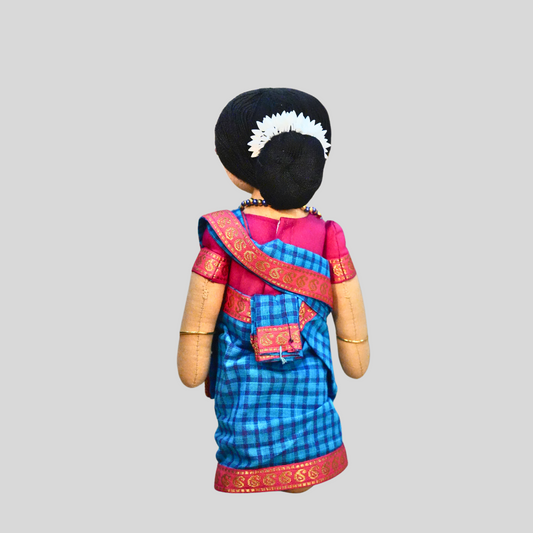 RASATHI (Kandangi)- Traditional Rural Tamil Nadu Handmade Fabric Doll