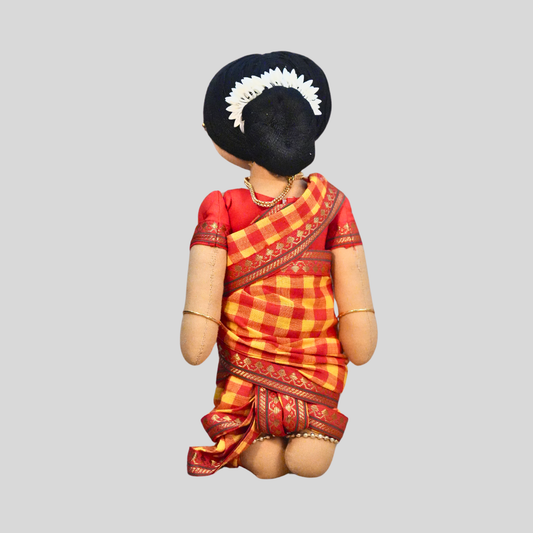 AMBUJAM MAAMI (Madisar) - Traditional Tamil Brahmin Handmade Fabric Doll