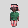MANICKAM (Lungi) - Rural Tamil Nadu Handmade Fabric Doll