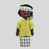 MANICKAM (Lungi) - Rural Tamil Nadu Handmade Fabric Doll