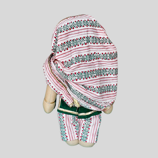 JASSI KAUR (Salwar Kameez)- Traditional Punjabi Handmade Fabric Doll