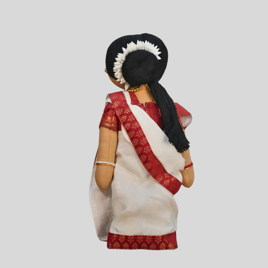 MUNMUN (Aatpoure) - Traditional Bengali Handmade Fabric Doll
