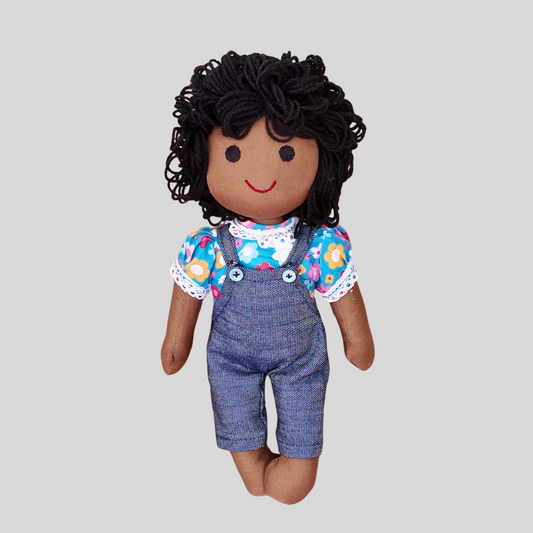 BINDHU (Dungree) – Your Child's Favourite Companion Handmade Fabric Doll