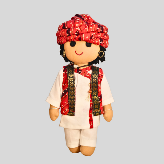 RATAN (Angarakha)- Traditional Rajasthani Handmade Fabric Doll