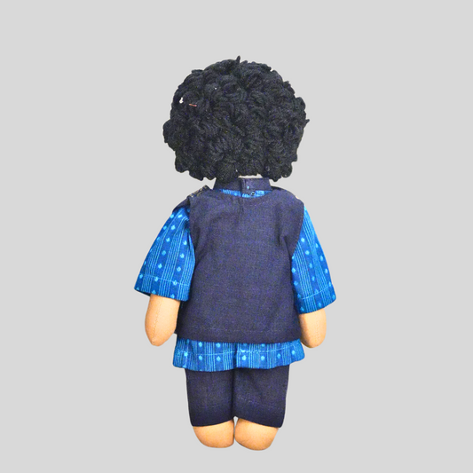 KHANNA (Kurta Pyjama) - Traditional North Indian Handmade Fabric Doll