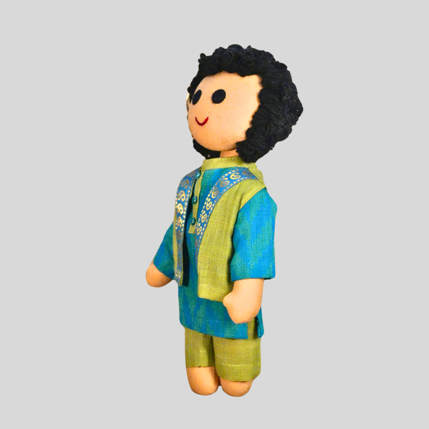 KHANNA (Kurta Pyjama) - Traditional North Indian Handmade Fabric Doll