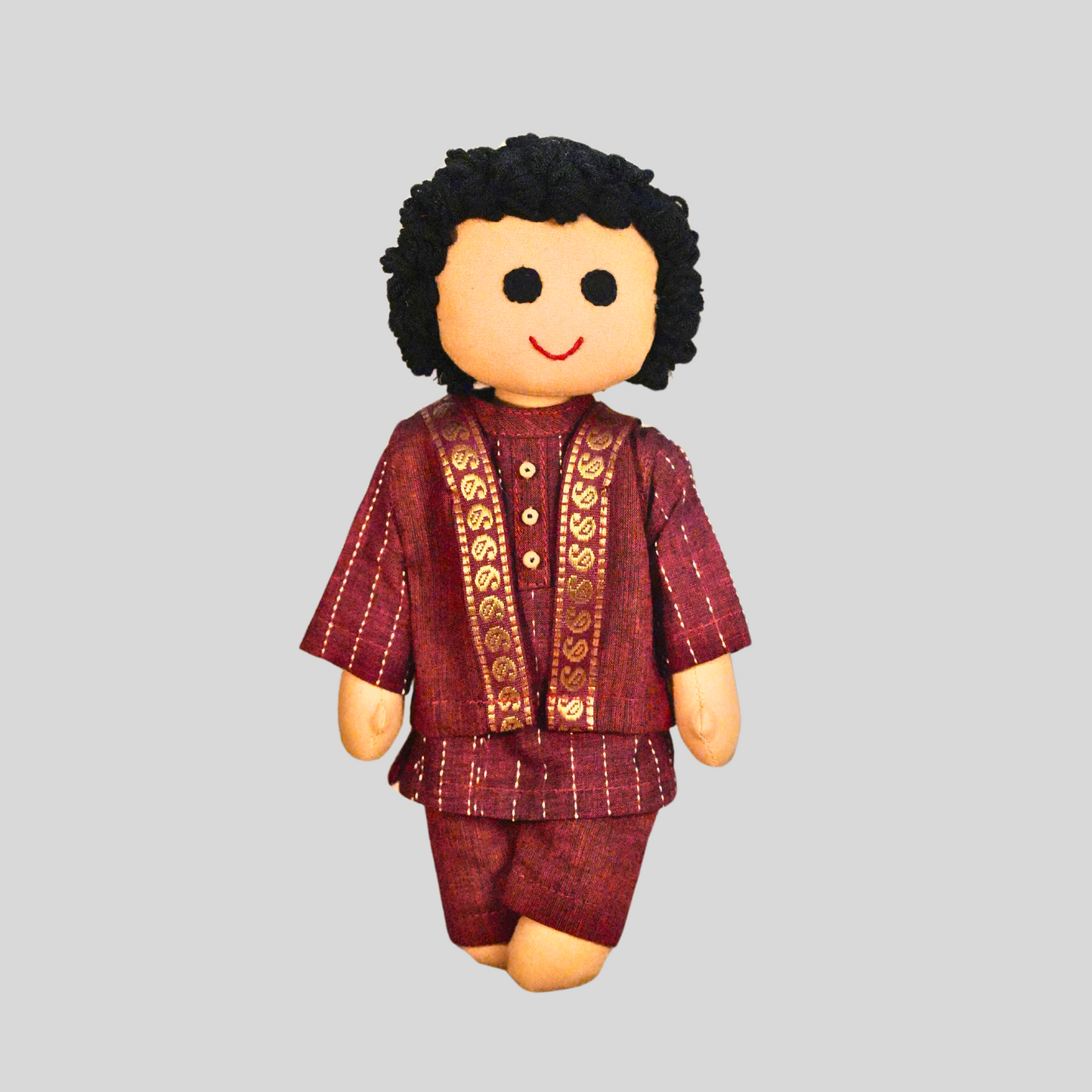 KHANNA (Kurta Pyjama) - Traditional North Indian Handmade Fabric Doll