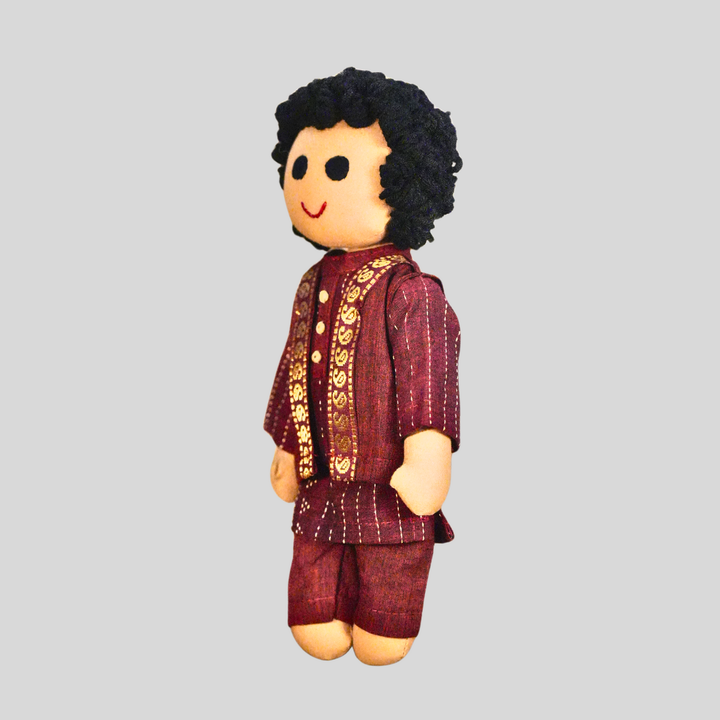KHANNA (Kurta Pyjama) - Traditional North Indian Handmade Fabric Doll