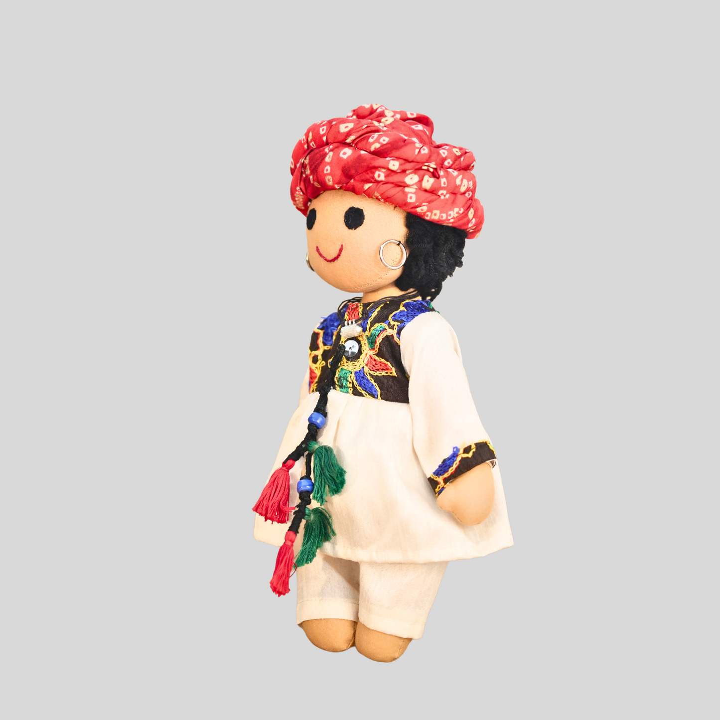 NARAIN BHAI (Kediyun) - Traditional Gujarati Handmade Fabric Doll