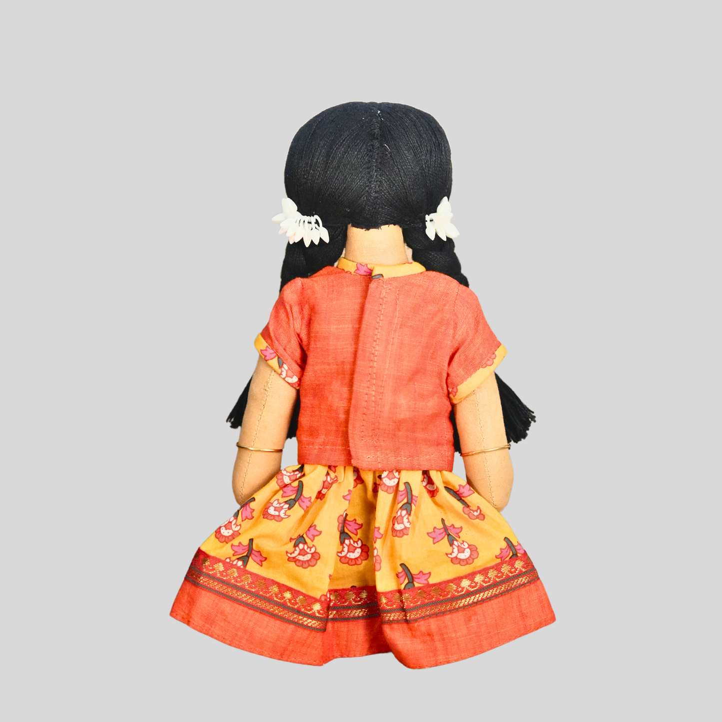 KANMANI (Pavadai Sattai) - Traditional Tamil Nadu Handmade Fabric Doll