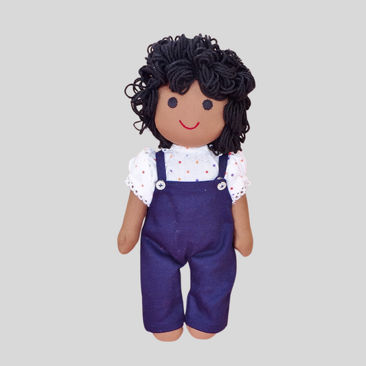 BINDHU (Dungree) – Your Child's Favourite Companion Handmade Fabric Doll