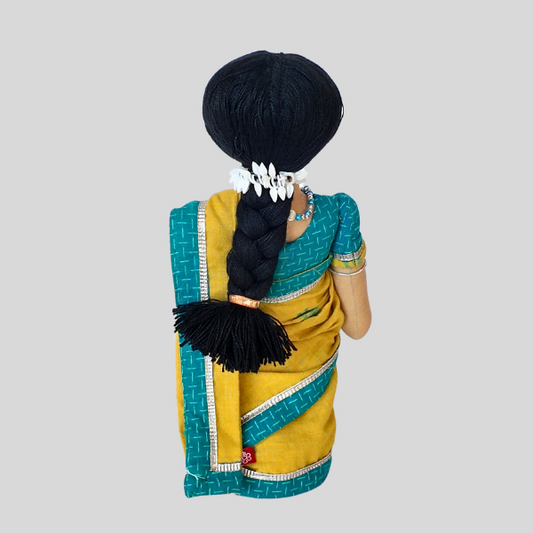 SUNDARI (Saree) - Contemporary Saree Handmade Fabric Doll
