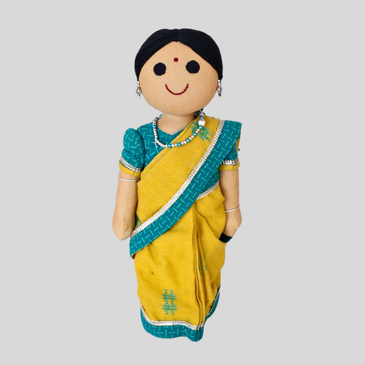 SUNDARI (Saree) - Contemporary Saree Handmade Fabric Doll