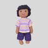 ARJUN (Shirt and Short) - Your Child's Trustable Buddy Handmade Fabric Doll