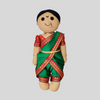 Urmila (Nauvari) - Traditional Maharashtrian Handmade Fabric Doll