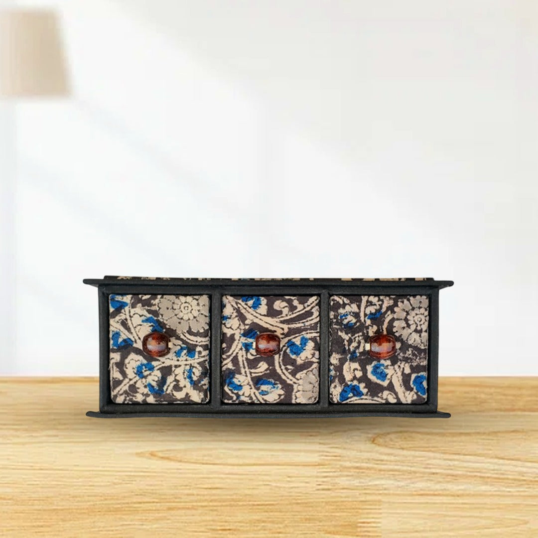 Handcrafted Triple Chest Drawer / Organizer / Storage box