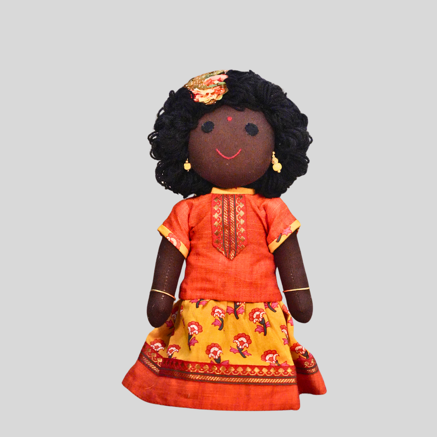 AMMU (Pavadai Sattai)- Curly Hair Doll