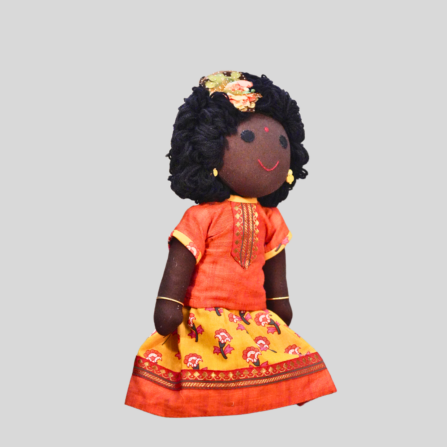 AMMU (Pavadai Sattai)- Curly Hair Doll