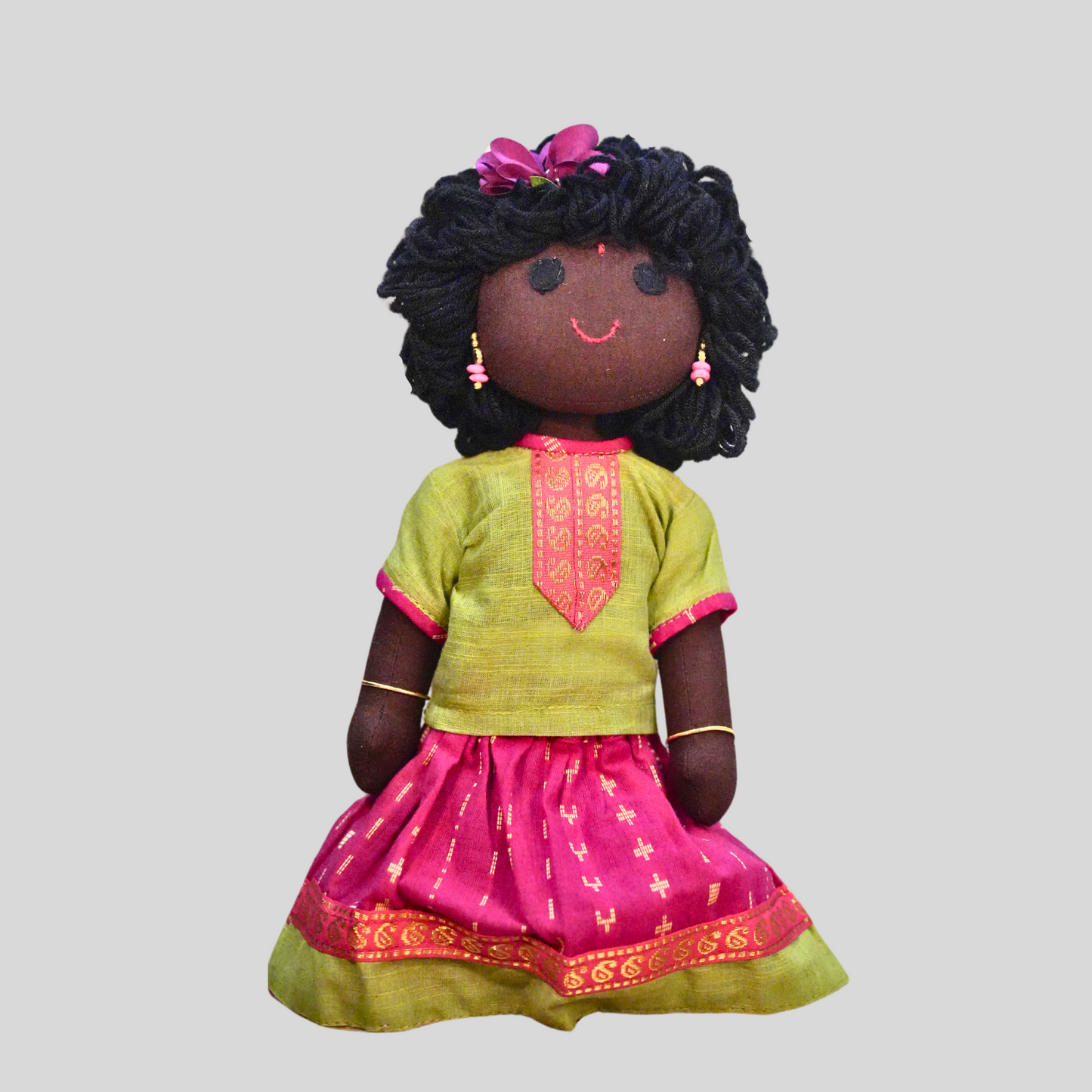 AMMU (Pavadai Sattai)- Curly Hair Doll