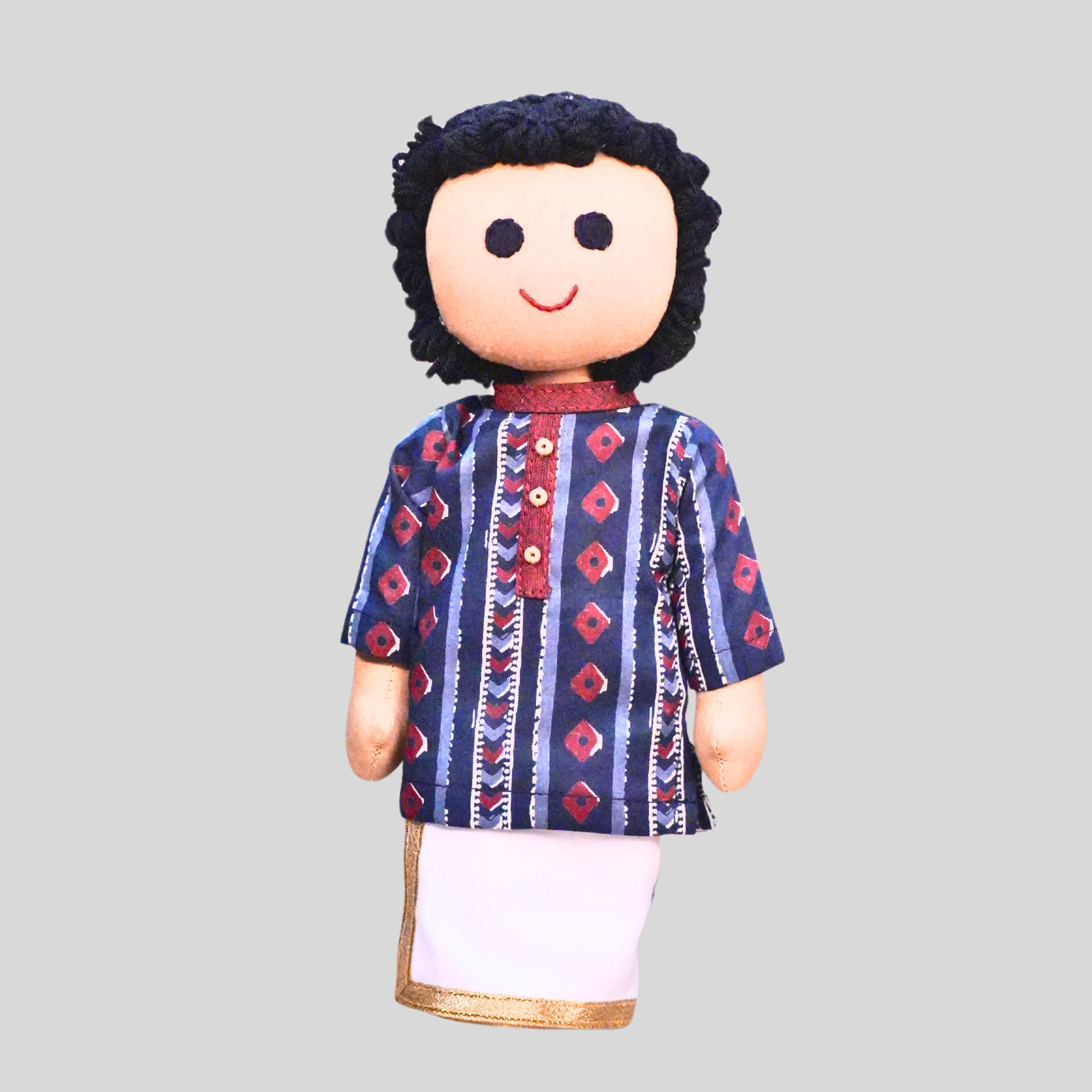 Bharath – The Classic Kurta and Veshti Doll