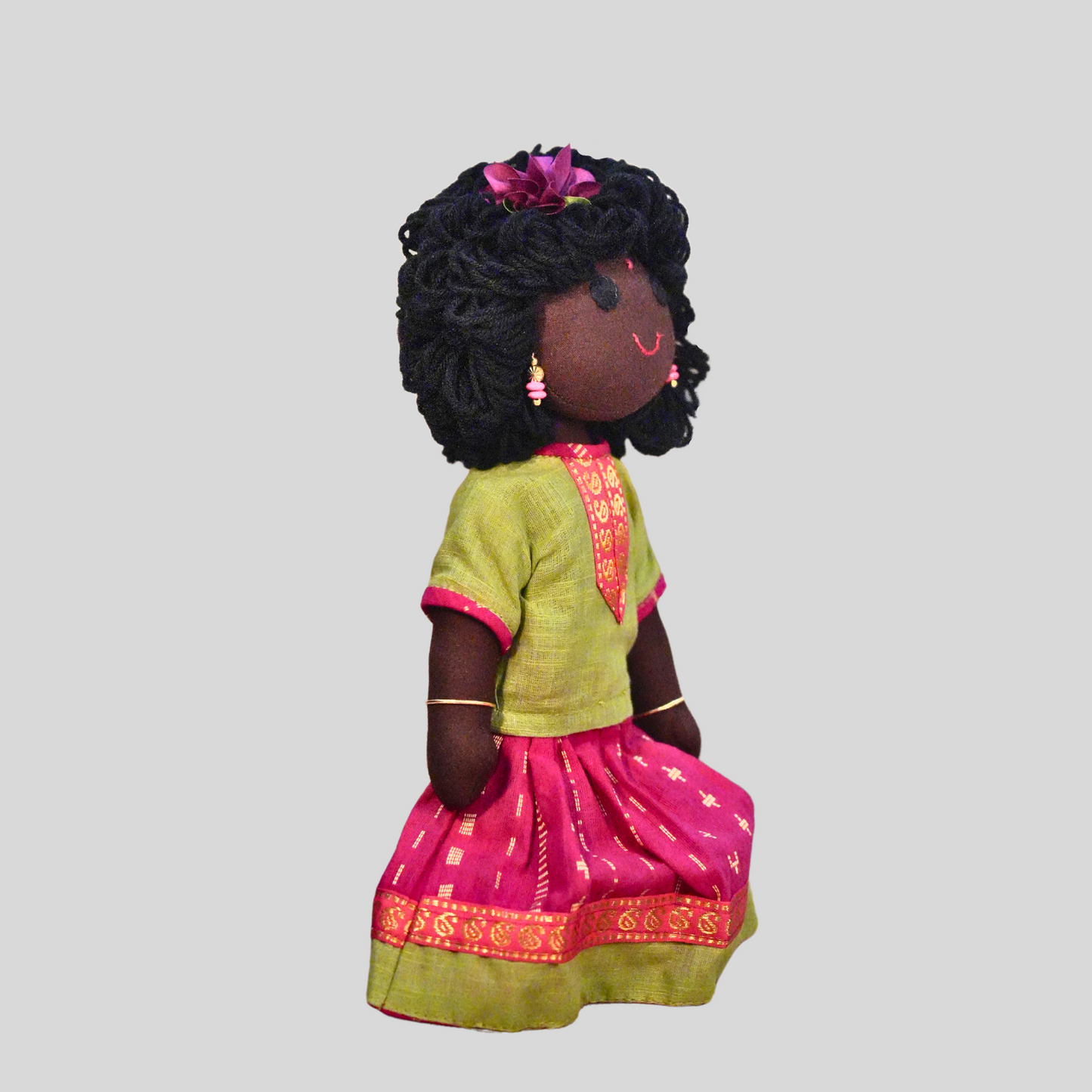 AMMU (Pavadai Sattai)- Curly Hair Doll