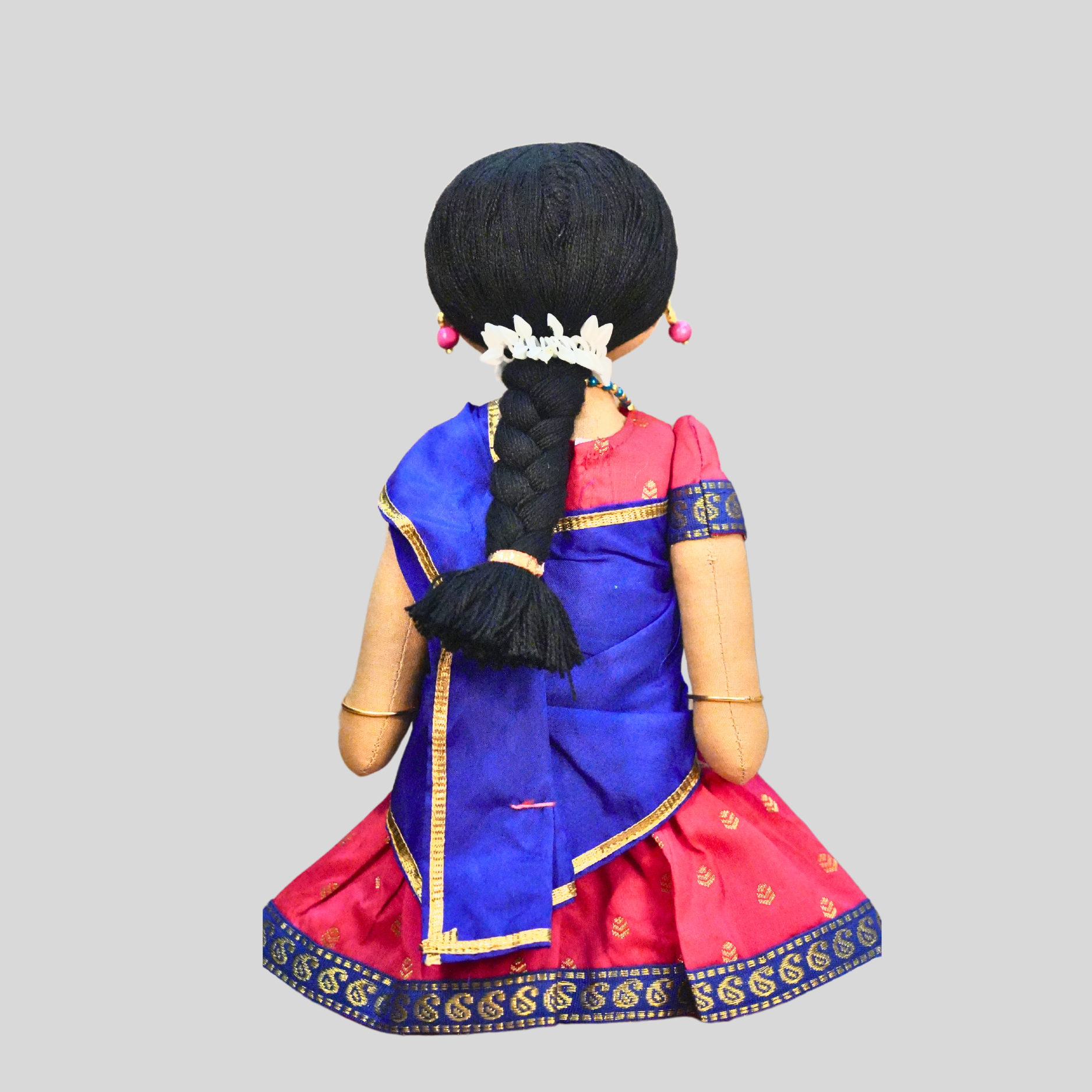 RADHA (Half Saree) - Traditional Southern Handmade Fabric Doll