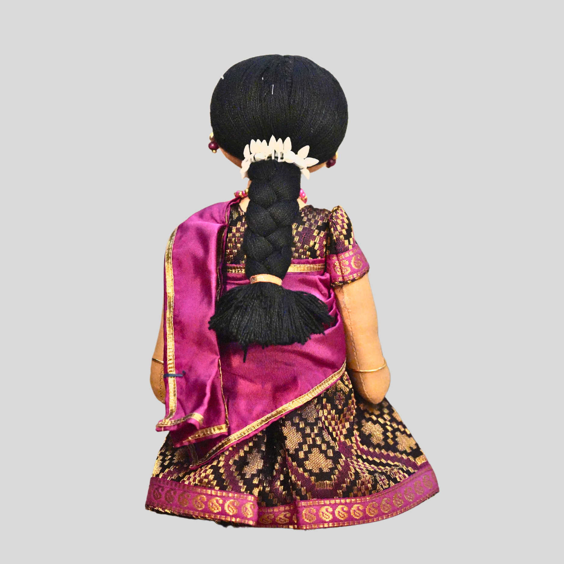 RADHA (Half Saree) - Traditional Southern Handmade Fabric Doll
