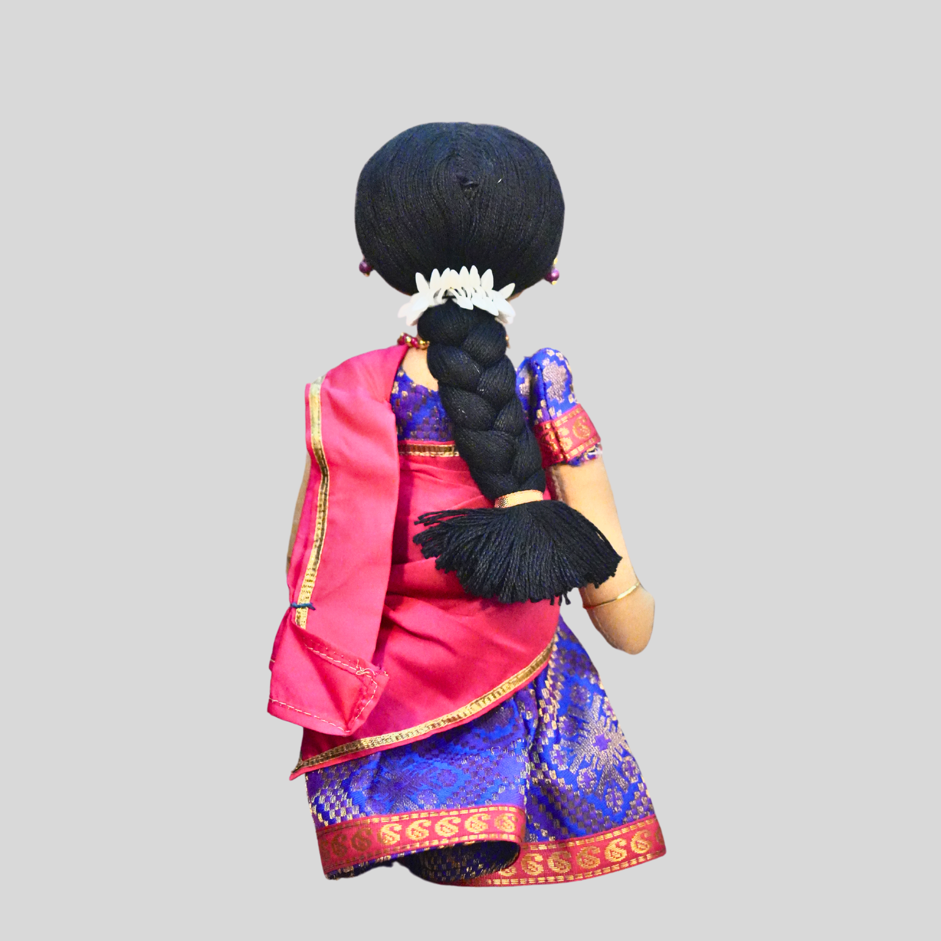 RADHA (Half Saree) - Traditional Southern Handmade Fabric Doll