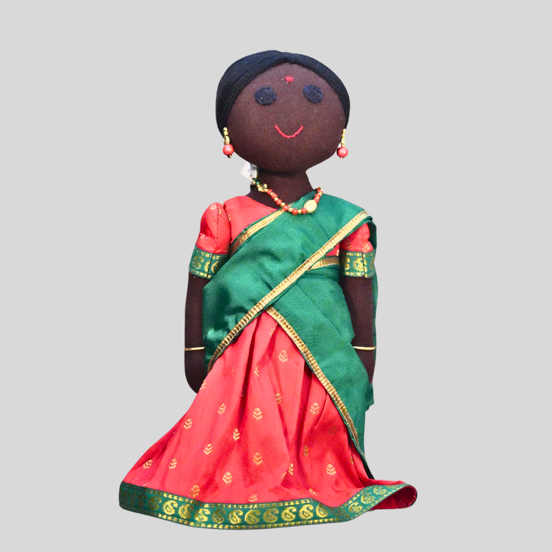 RADHA (Half Saree) - Traditional Southern Handmade Fabric Doll