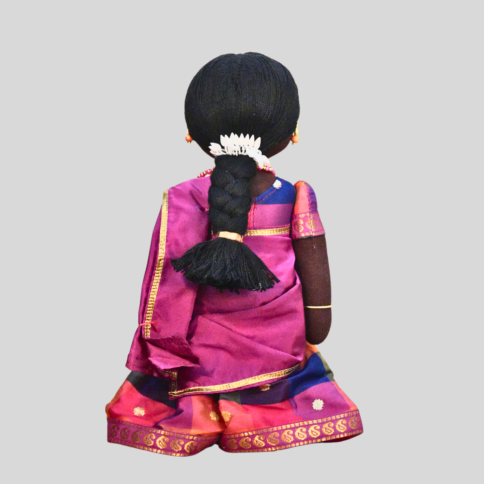 RADHA (Half Saree) - Traditional Southern Handmade Fabric Doll
