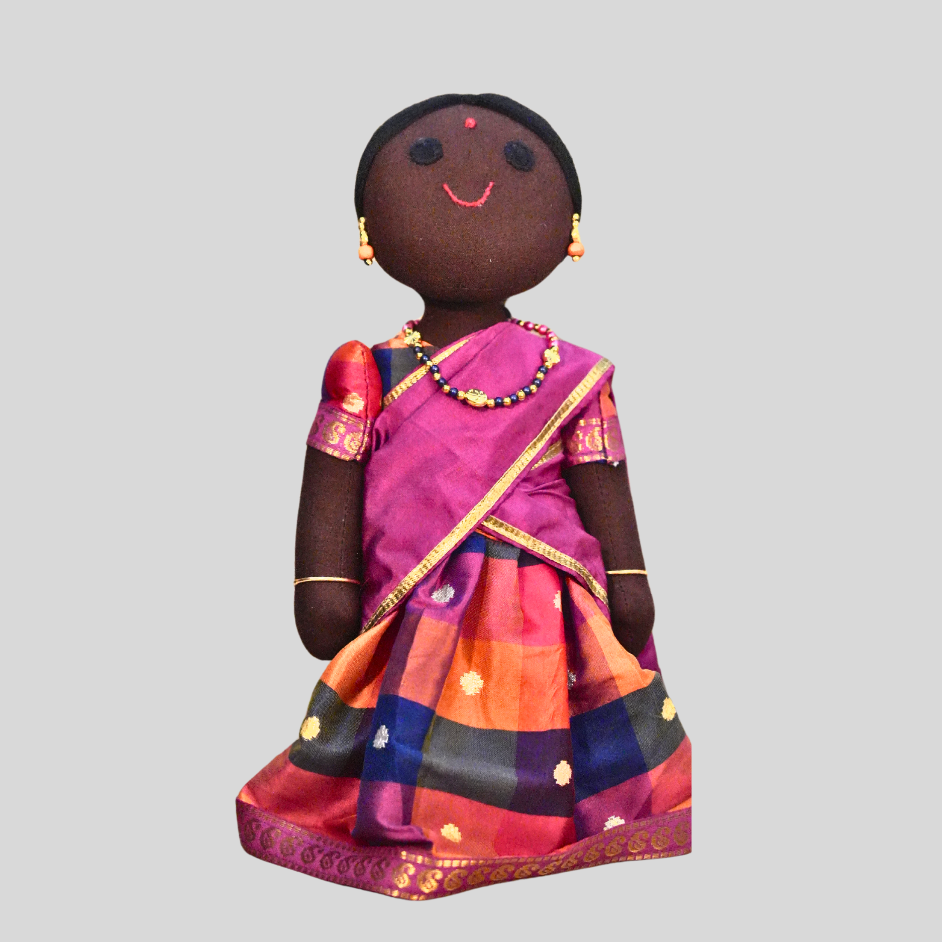 RADHA (Half Saree) - Traditional Southern Handmade Fabric Doll