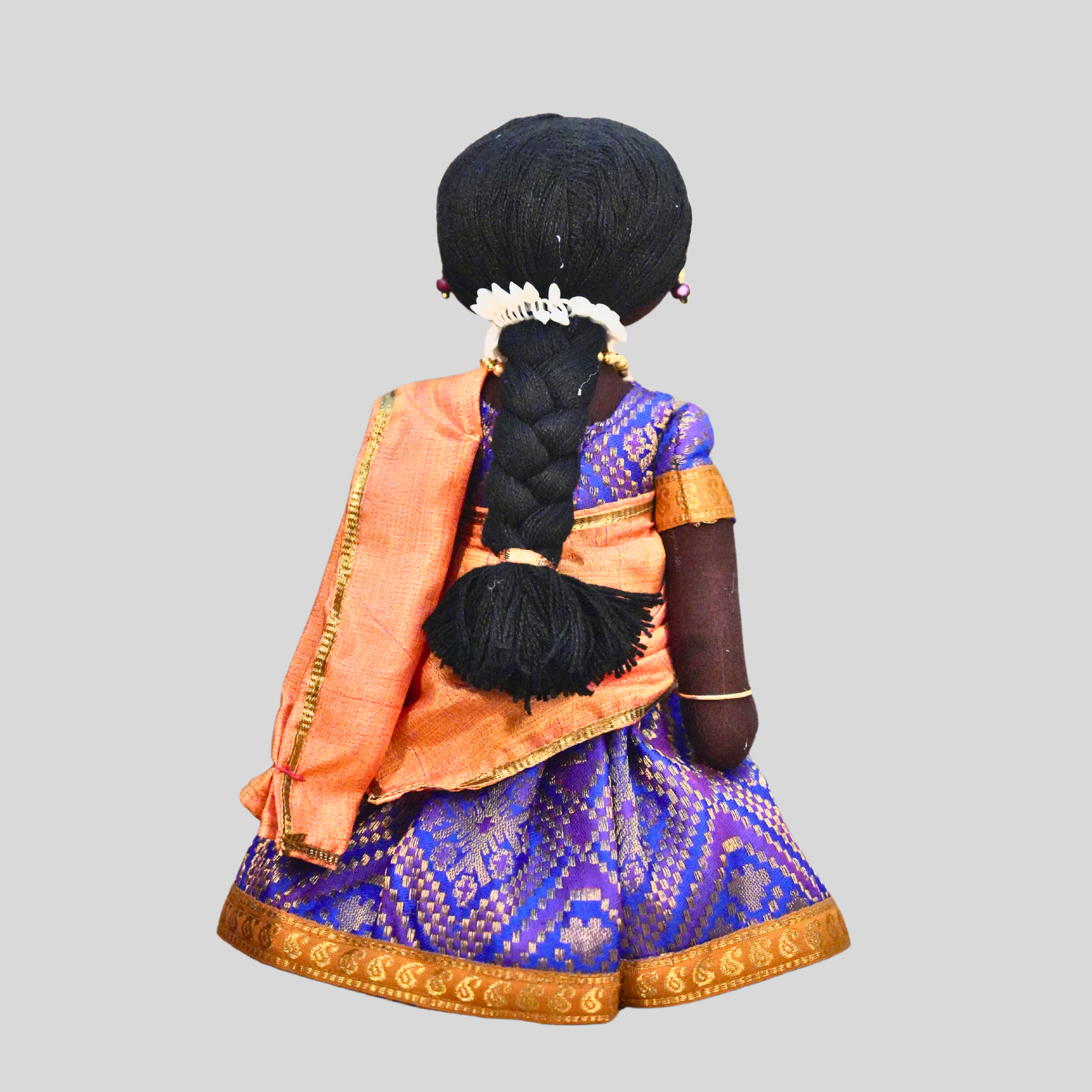 RADHA (Half Saree) - Traditional Southern Handmade Fabric Doll