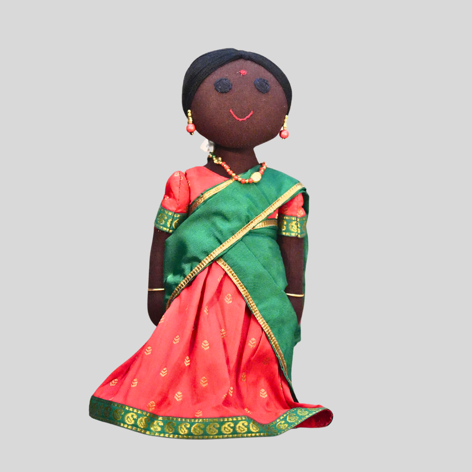 RADHA (Half Saree) - Traditional Southern Handmade Fabric Doll