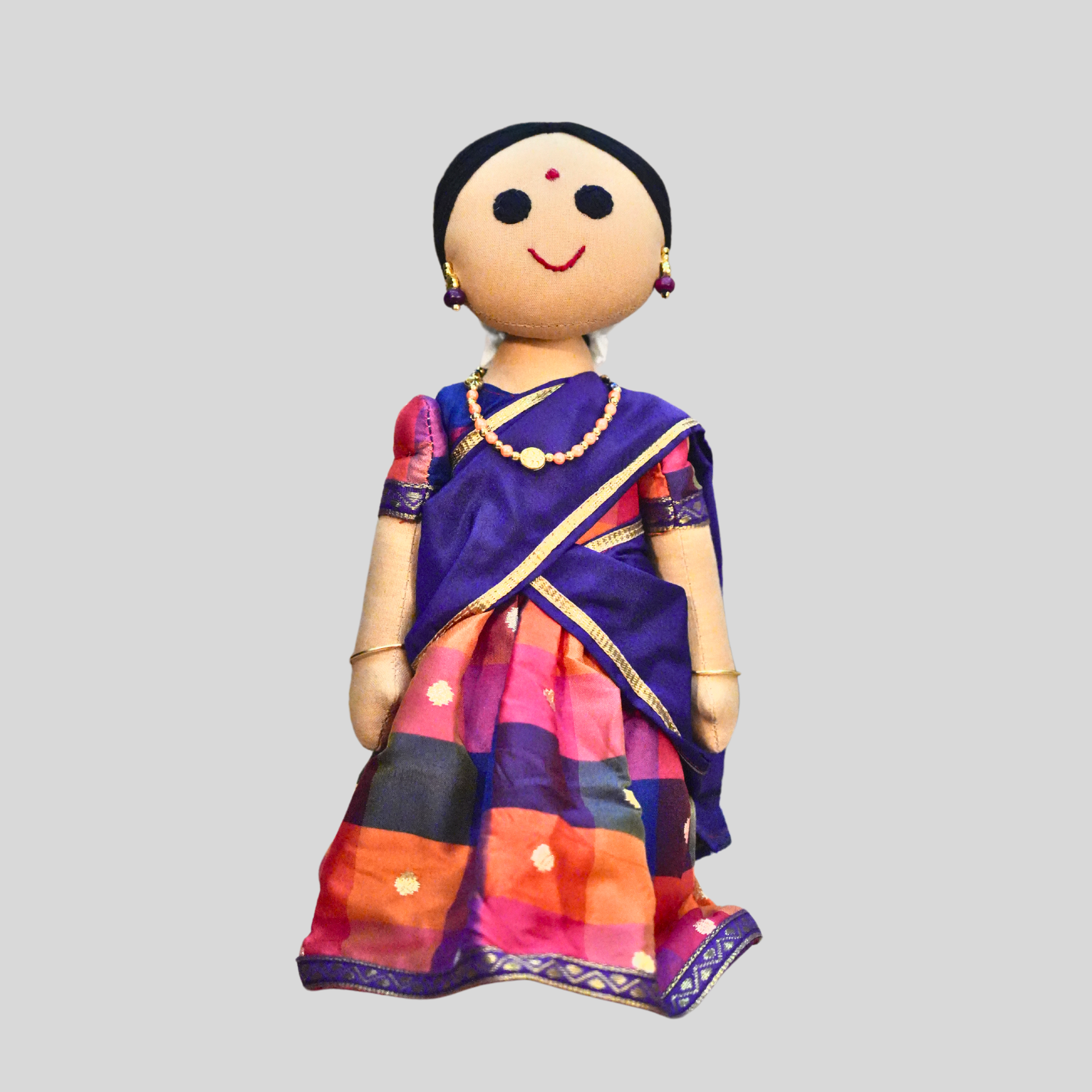 RADHA (Half Saree) - Traditional Southern Handmade Fabric Doll