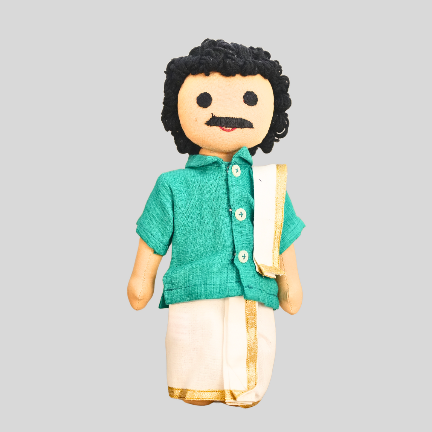 PATTU MAMA (Panchakacham) - Traditional South Indian Brahmin Doll