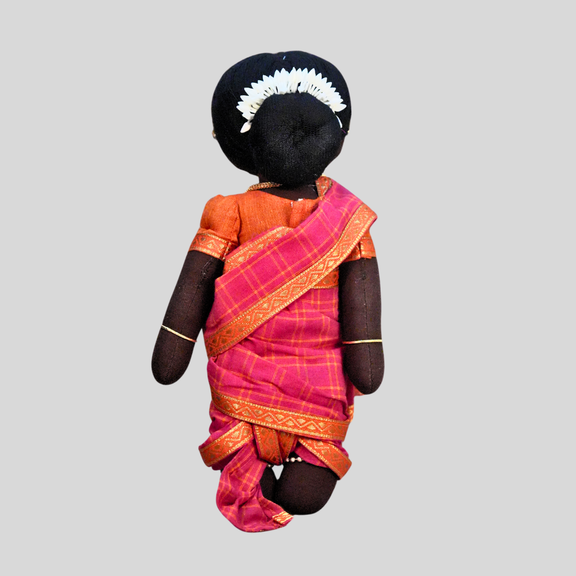 AMBUJAM MAAMI (Madisar) - Traditional Tamil Brahmin Handmade Fabric Doll