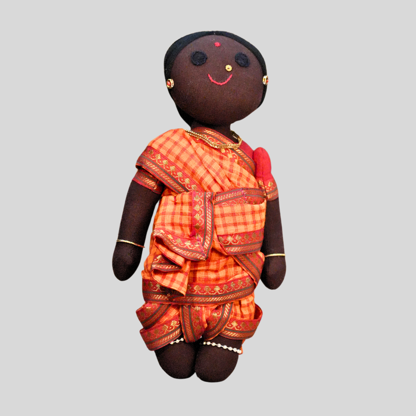 AMBUJAM MAAMI (Madisar) - Traditional Tamil Brahmin Doll