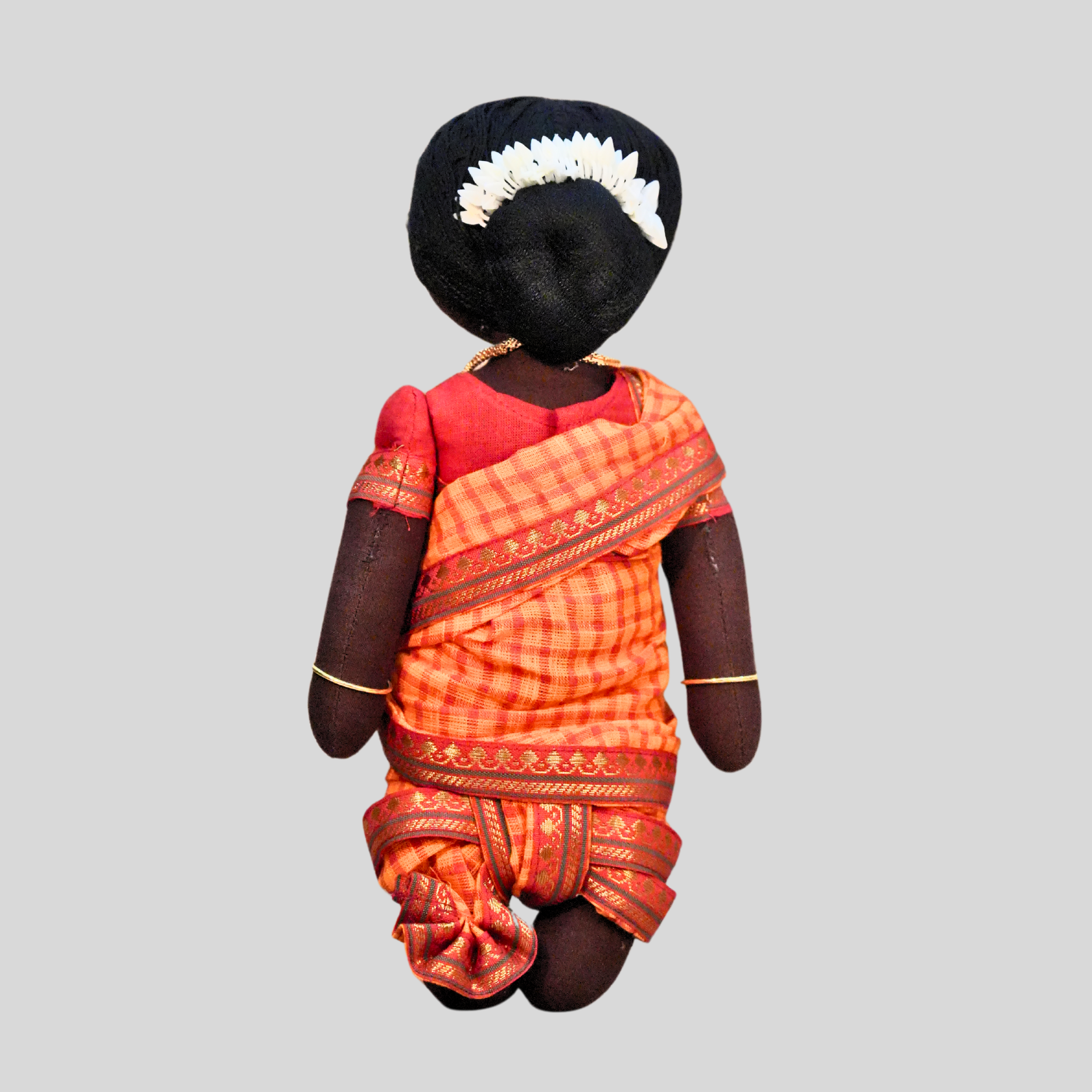 AMBUJAM MAAMI (Madisar) - Traditional Tamil Brahmin Handmade Fabric Doll
