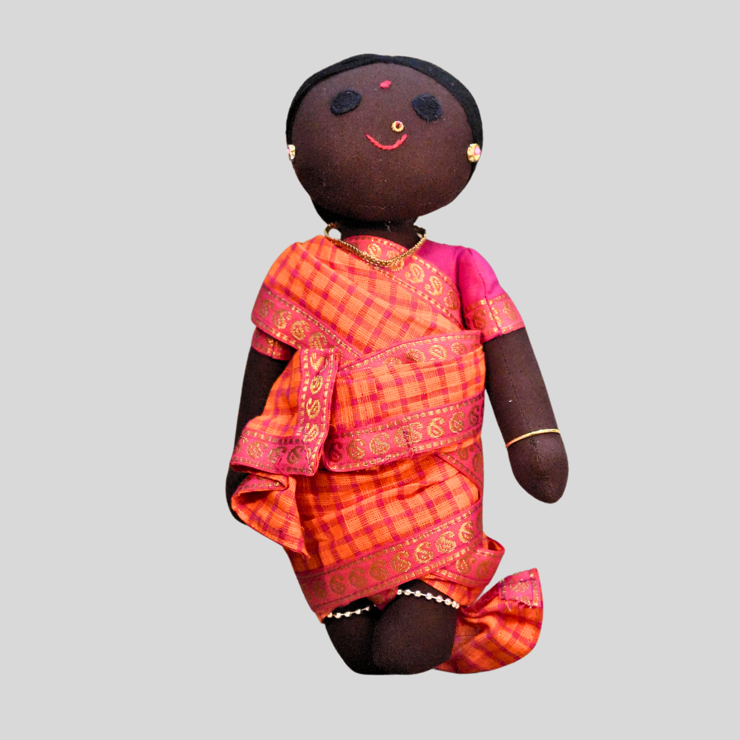 AMBUJAM MAAMI (Madisar) - Traditional Tamil Brahmin Doll