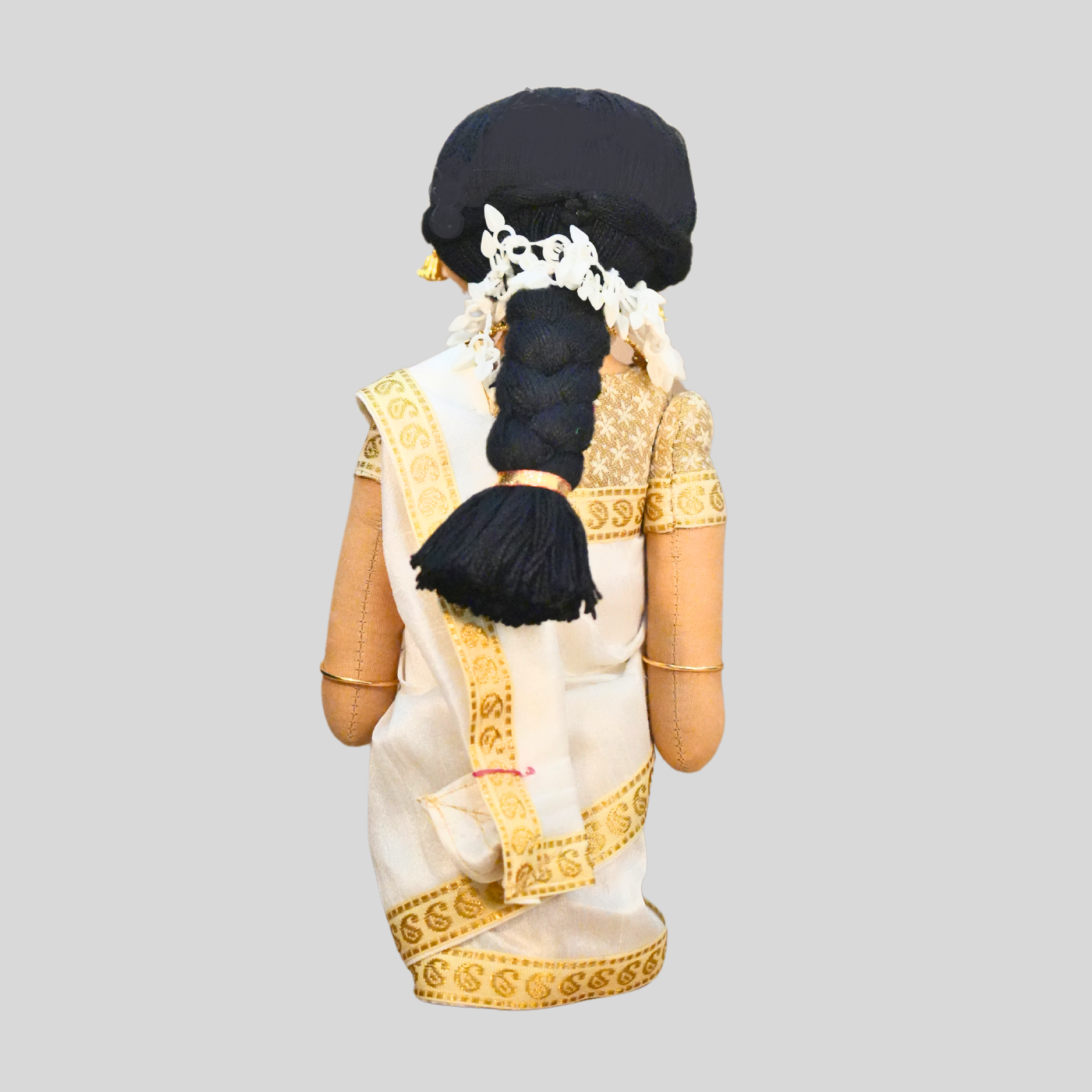 OMANA (Kasavu) - Traditional Kerala Handmade Fabric Doll