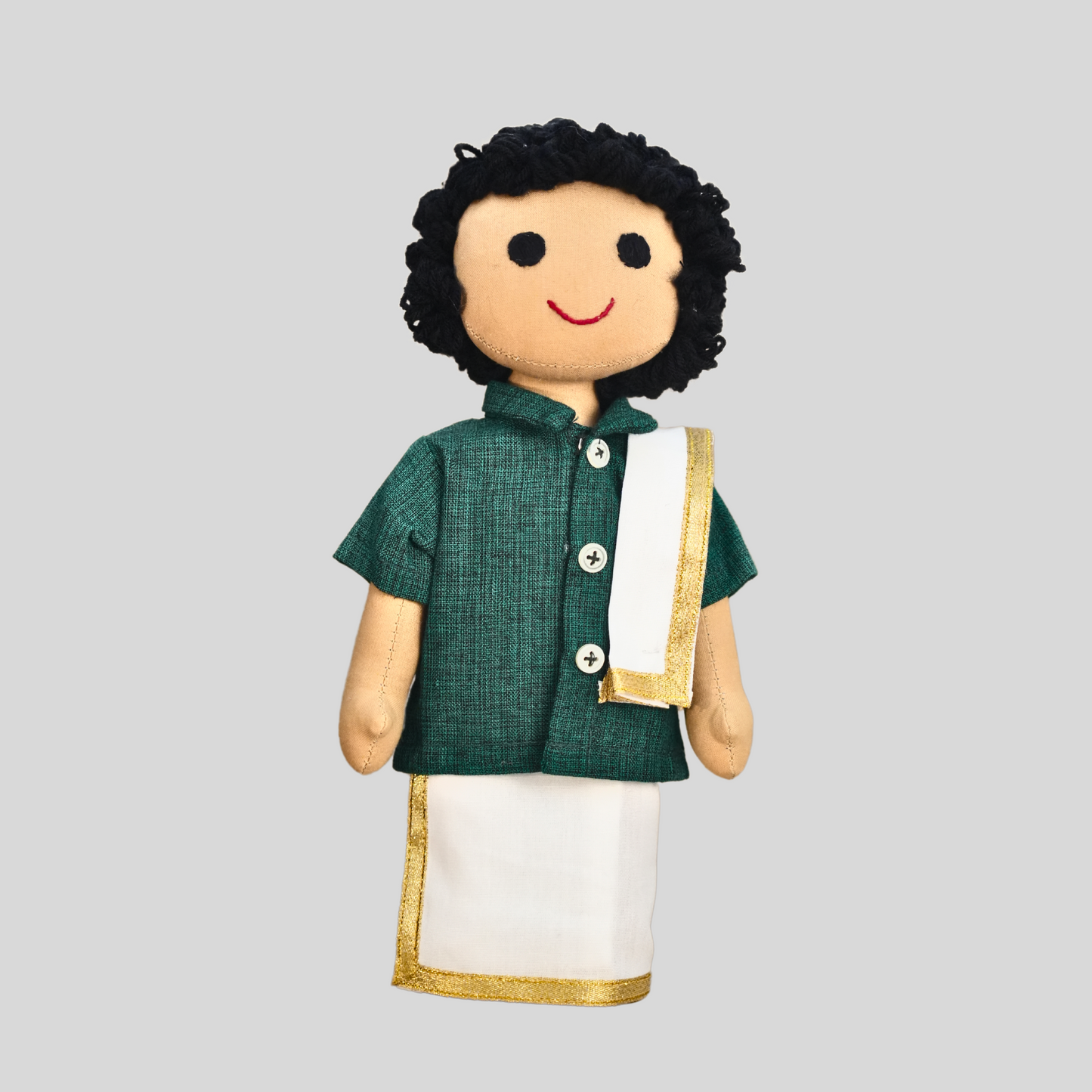 MUTHU (Veshti Sattai) - Traditional South Indian Doll