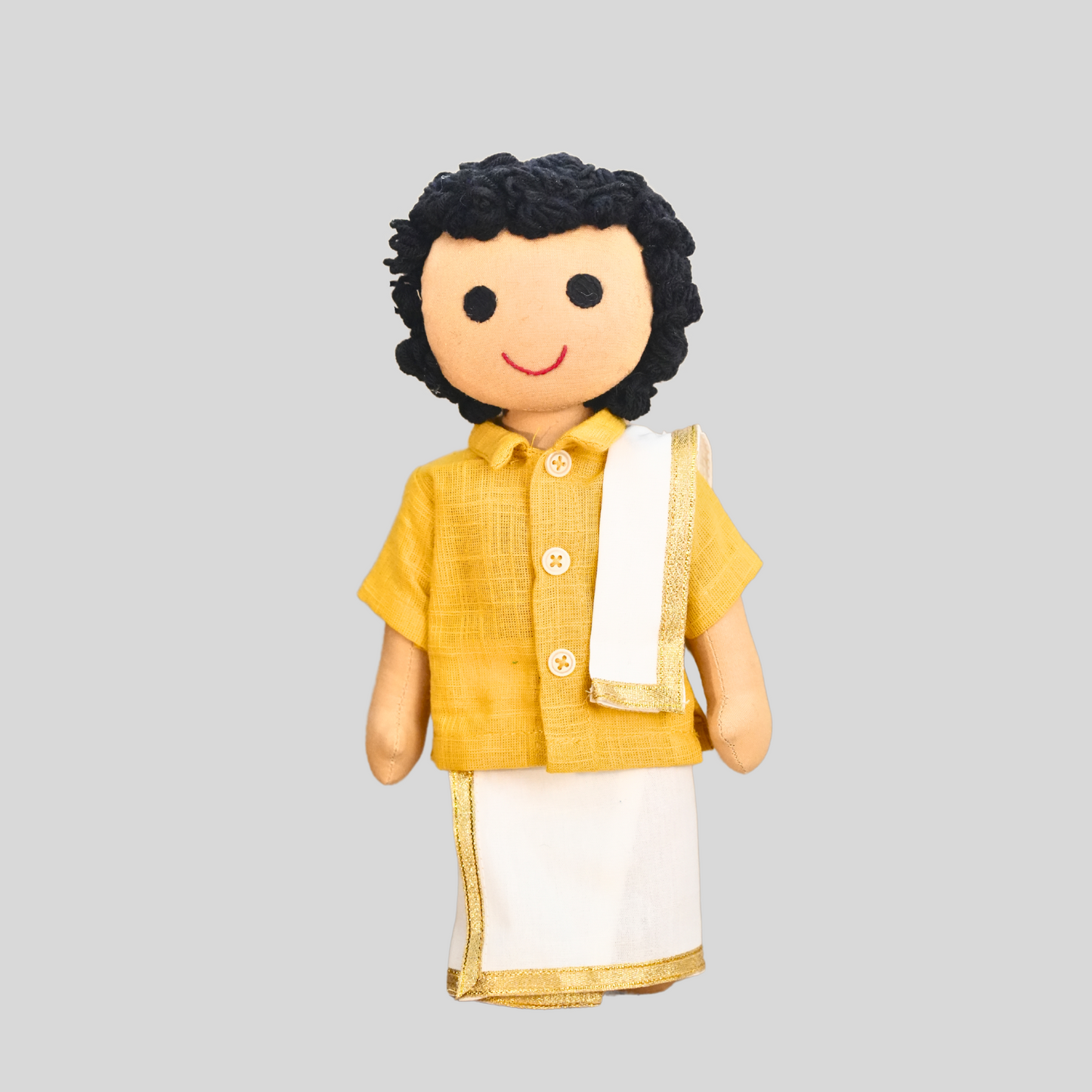 MUTHU (Veshti Sattai) - Traditional South Indian Doll