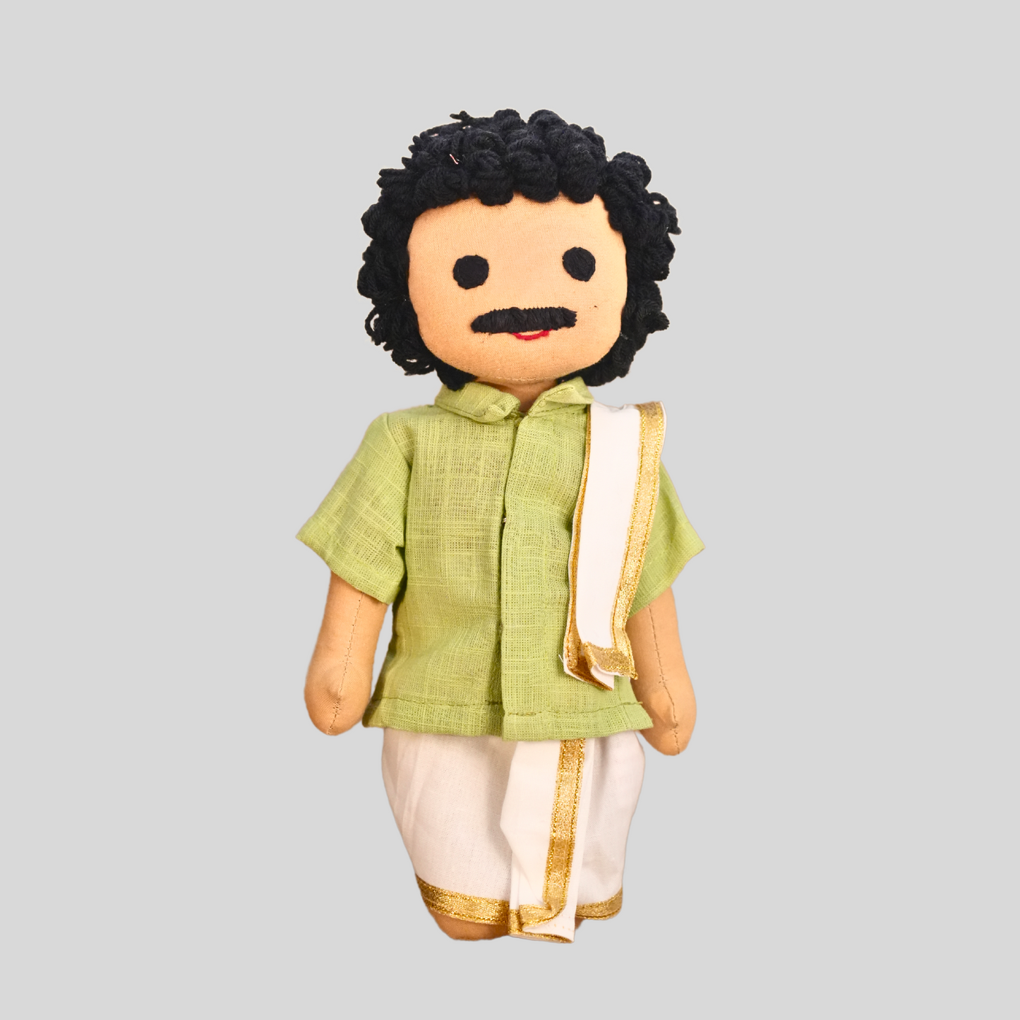 PATTU MAMA (Panchakacham) - Traditional South Indian Brahmin Doll