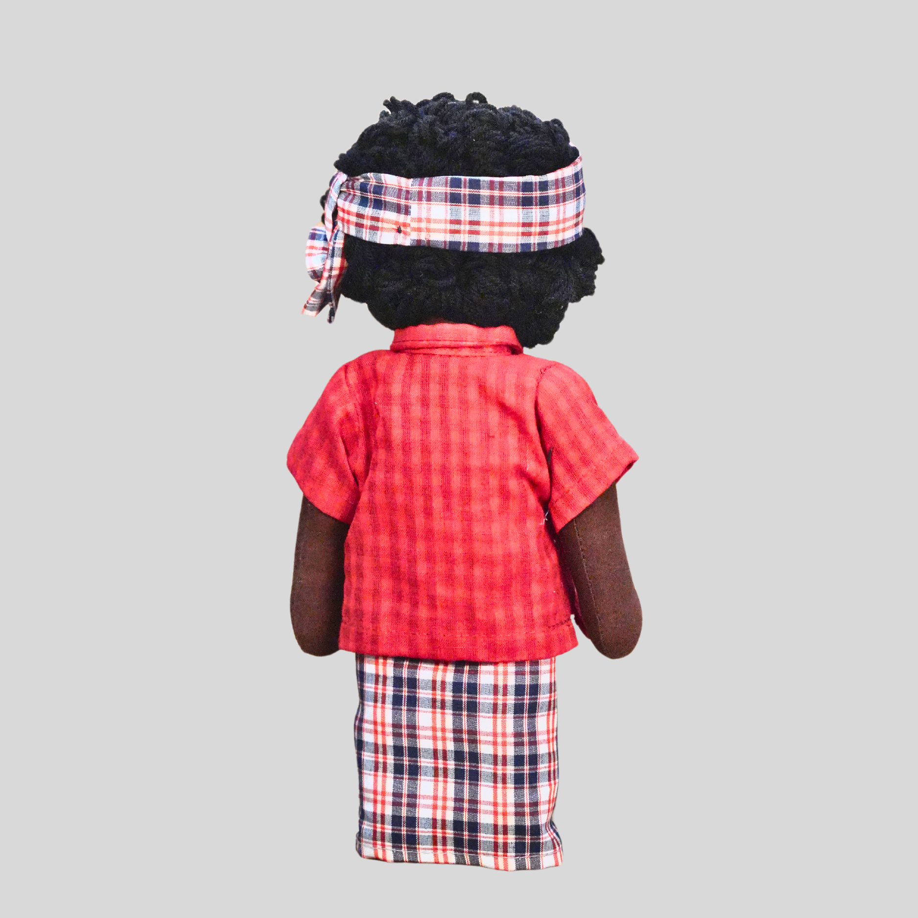 MANICKAM (Lungi) -  Rural Tamil Nadu Handmade Fabric Doll