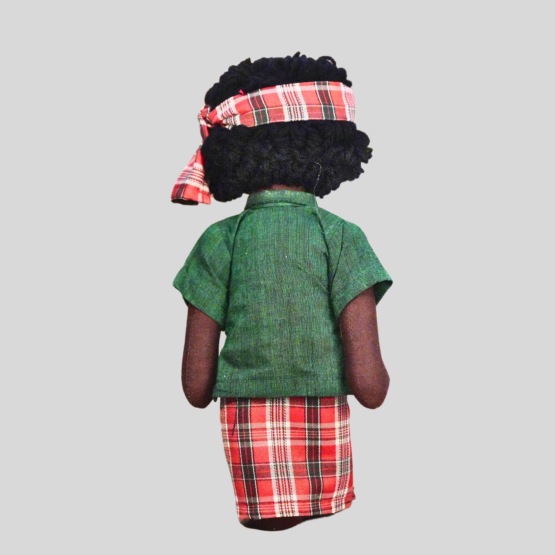 MANICKAM (Lungi) -  Rural Tamil Nadu Handmade Fabric Doll