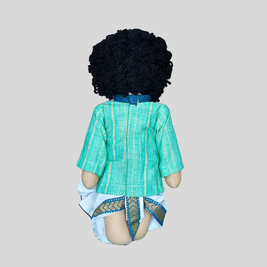 BINOY (Pleated Dhoti) - Traditional Bengali Doll