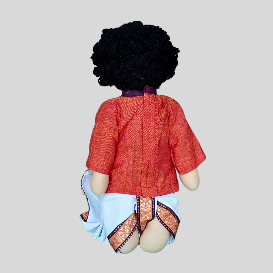 BINOY (Pleated Dhoti) - Traditional Bengali Doll